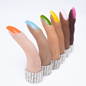 Herramientas de Iniciación para Uñas Ecológicas de Alta Calidad, Uñas Artificiales de Silicona Líquida Flexibles, Dedo de Práctica para Uñas Acrílicas - Product Image 5