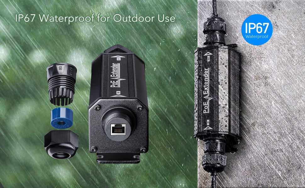 Cudy POE15 Gigabit Outdoor IP67 Waterproof PoE+ Extender 10/100/1000
