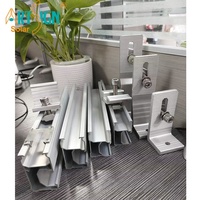 Support de montage de panneau solaire en forme de L, pince de fixation pour toit en métal à joint debout, système de montage sur toit