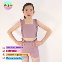 Ropa Deportiva de Tenis de Color Personalizado, Conjunto de Yoga para Niñas, Ropa de Diseñador, Ropa Deportiva para Niños