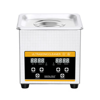 Nettoyeur à ultrasons numérique Skymen ODM 1,3 L, petit nettoyeur à ultrasons pour bijoux, outils à ongles, mini pièces métalliques, circuits imprimés, engrenages, bobines