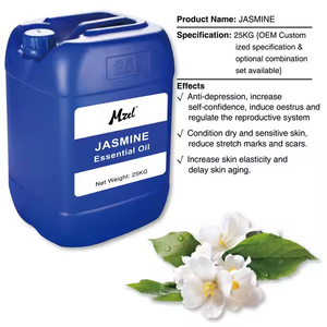 Huile Essentielle de Jasmin Naturelle Pure de Haute Qualité OEM à Prix de Gros <span class=keywords><strong>Mzel</strong></span> pour Femmes et Hommes - Product Image 1