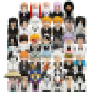Ensembles de blocs de construction Anime Hitsugaya Kurosaki <span class=keywords><strong>Kuchiki</strong></span>, jouets pour enfants, cadeau pour enfant WM6164 KDL816 820 824 - Product Image 1