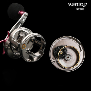 Carrete de Pesca RANMI <span class=keywords><strong>BERING</strong></span> SP200 para Mano Derecha, Ligero, para Pesca con Señuelos, Metal, para Pesca en Mar y Río, con Arrastre Máximo de 12 kg y 10+1 Rodamientos - Product Image 4