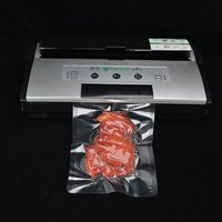 Sacs sous vide transparents en nylon à 3 soudures latérales avec logo personnalisé, sachets de stérilisation à la chaleur pour l'emballage de viande et de poulet