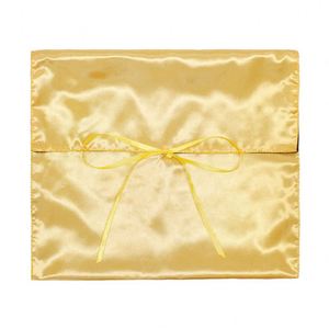 2700357 Wholesale Custom Logo New Satin Envelope Hair Bundle Cosmetic <b>Clothes</b> Storage Bag Luxury Gift Wig Packing Dust Pouch - Product Image 4
