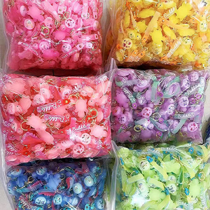 Nuevo y Lindo Llavero de Goma con Estampado de <span class=keywords><strong>Tortuga</strong></span> Luminosa para Cinnamoroll, Babycinnamoroll y Clow M, Accesorios para Bolsos - Product Image 2