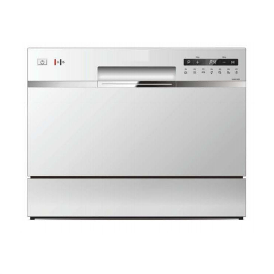 Smart Mini Countertop Desktop Dishwasher Stainless Steel Kitchen Appliance for Household Hotel Use Six-Setting Fruit Wash Option