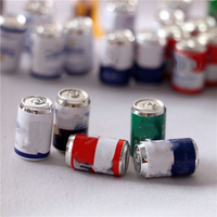 Miniature de maison de poupée : Bouteille de bière miniature, canette, mini bouteille de boisson Sada pour bars, accessoires de maison de poupée