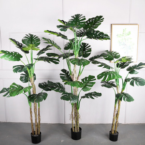 Planta Artificial Verde Inspirada en Bonsái de Tortuga, 1.2m, Simulación de Viento, Hojas, Maceta, Vegetación - Product Image 3
