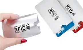 CR80 Rfid Nfc ผู้ถือบัตร Blocker ตัวป้องกัน Anti-skimming Rfid การปิดกั้นการ์ดความปลอดภัยแขน Anti-scan การ์ด