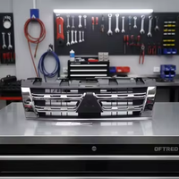 Mitsubishi Pajero 12 & 14 modèles calandre avant 7450A825 V93 V97 V98 prise d'air en plastique chromé nouvel état gril de voiture