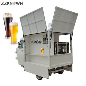 Tricycle mobile vintage pour la vente de boissons, de bières, de jus, de collations et de nourriture, style Ape Truck - Product Image 6