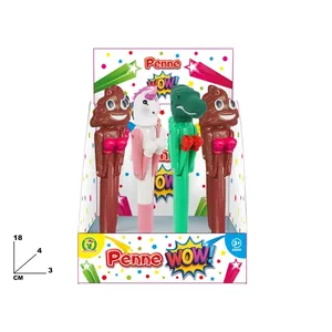 ปากกาเพนน์ ว้าว พันช์ แพ็ค 4 ด้าม ของเล่นเขียนสีสันสดใสสำหรับเด็กอายุ 3 ปีขึ้นไป - Product Image 1