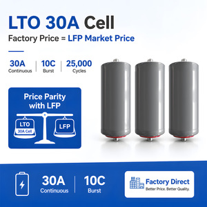 Batterie au lithium Arctic Ready LiFePO4 LTO 2.3V 30A, cellule haute puissance stable à -40°C, charge rapide 6C, durée de vie 15 ans, 25000 cycles. - Product Image 1