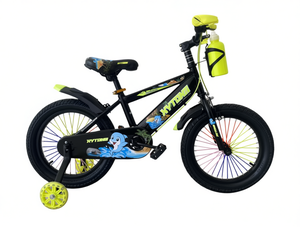 Bicicletta per bambini Hytomi da 12 pollici con ruote da allenamento per bambini dai 5 ai 7 anni, telaio in metallo - Product Image 1