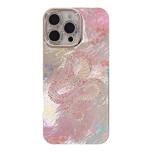 Funda Rígida de Cobertura Total con Diseño de Nubes Auspiciosas del Año de la Serpiente para 16 Pro Max/15/14/13, Protección de 360 Grados, Pintada - Product Image 5