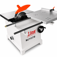 Scie à table coulissante de précision MJ113TB pour le travail du bois, machine pour couper le MDF, le contreplaqué et le bois massif