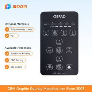 สติกเกอร์ฉลากกาวโพลีคาร์บอเนตกันน้ำ OEM ขนาด 0.188 มม. แบบไดคัท สำหรับอุปกรณ์อิเล็กทรอนิกส์สำหรับผู้บริโภคและเครื่องใช้ไฟฟ้าภายในบ้าน - Product Image 1