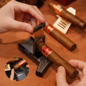 गुवेरा ब्रांड ने मोमबत्ती के लिए विंडप्रूफ सुरक्षित हल्का और सिगार राउंड कट के साथ सिगार राउंड कट के साथ - Product Image 3