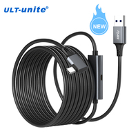 Kabel VR ULT-unite 7m Aluminium Alloy USB3.0 Tipe-C Pengisian Cepat 3A Transfer Data 5 Gbps Garansi 12 Bulan untuk Penggunaan Kamera VR