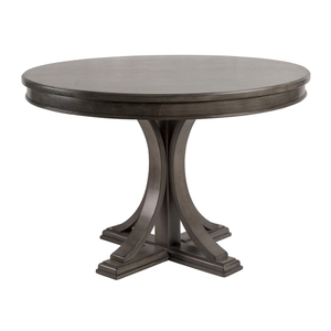 Modern <b>Round</b> <b>Dining</b> <b>Table</b>, <b>Solid</b> <b>Wood</b> Finish Classic Design for <b>Dining</b> Room - Product Image 3