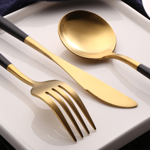 Set di posate eleganti in acciaio inossidabile 304 di alta qualità per banchetti, hotel, uso professionale e <span class=keywords><strong>HoReCa</strong></span> - Product Image 4