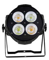 Projecteur PAR 4x50W, modèle haute luminosité, LED COB blanc chaud/froid en option, angle de faisceau 15/25/45/60 °   Puissance nominale 200W