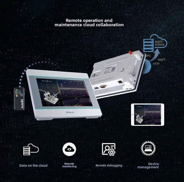 High Quality Wecon HMI Industrial Touch Panel Touch Screen Perfect Matching PLC Automatic Control System