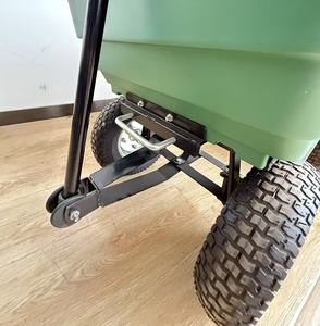 Disesuaikan 125L TC2135 plastik roda empat tangan truk ringan 300kg beban taman Dump Cart untuk alat Platform - Product Image 3