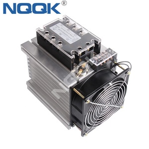รีเลย์3เฟส SSR 100A 32V DC ถึง480V AC พร้อมแผงระบายความร้อน - Product Image 1