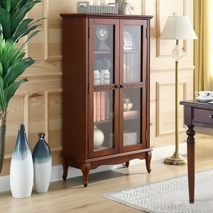 Vetrina Espositiva in Legno Minimalista di Lusso Stile Nordico con Certificazione CE UE per Hotel, Casa e Villa - Product Image 5