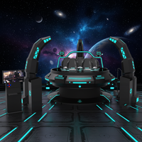Console de jeu VR 9D en acier JiaYi JY-UFO06S pour 5 à 10 passagers, 360 degrés, pour usage domestique et en centre commercial