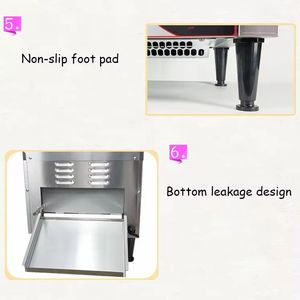 Grille-pain électrique à convoyeur en acier inoxydable pour restaurant, hôtel, sandwich, petit burger - Product Image 5