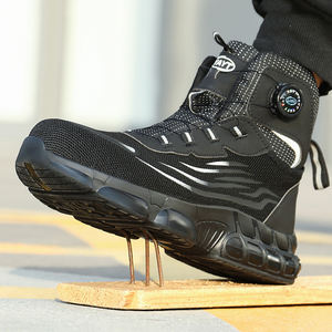 Chaussures de sécurité montantes OLICOM pour hommes, en maille respirante, <span class=keywords><strong>l</strong></span>égères, antidérapantes, avec protection anti-choc et résistance à la perforation - Product Image 2