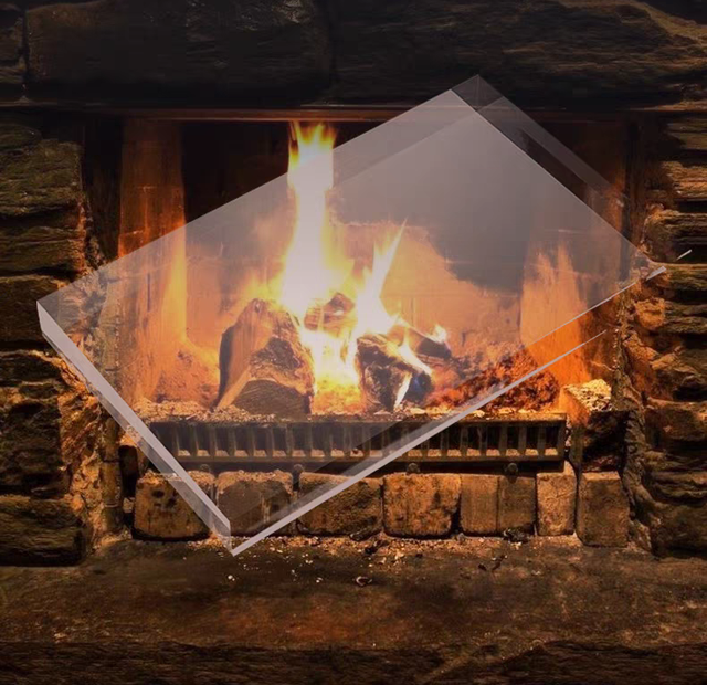 Factory Direct Hot Sale: 4mm Heat-Resistant Ceramic Fireplace Glass | Fireproof Grade