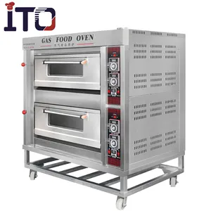Commercial Automatic Bread Baking Machine Gas Pizza Bakery Oven ETFE US Outdoor Household Use Multi-Function Baking BBQ