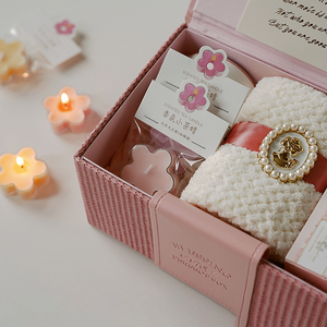 Pequeño Mini regalos creativos hechos a mano 4 horas flor colorida cera <span class=keywords><strong>de</strong></span> soja cera <span class=keywords><strong>de</strong></span> parafina perfumada Tealight aromaterapia té vela ligera - Product Image 4