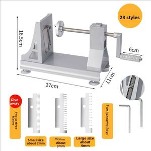เครื่องหั่นผักแบบมือหมุน เครื่องหั่นและซอยผักเชิงพาณิชย์ เครื่องหั่นแครอท เครื่องหั่นมันฝรั่ง เครื่องหั่นสำหรับร้านอาหาร - Product Image 6