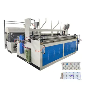 China high quality 1575-3000mm toilet paper rewinder full automatic small toilet paper roll making machine