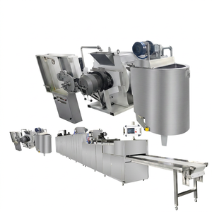 Petite machine de trempe de chocolat de fondoir automatique pour le moteur de noyau de production de pot d'usine de fabrication pour les gouttes nutritives - Product Image 1