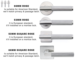 Trong Kho Sang Trọng Có Knurled Cửa Xử Lý Rắn Thép Không Gỉ 304 Vàng Đen Nội Thất Có Knurled Cửa Xử Lý - Product Image 4