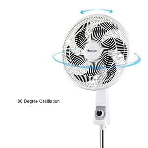 <span class=keywords><strong>Ventilateur</strong></span> sur pied électrique en plastique <span class=keywords><strong>ultra</strong></span> <span class=keywords><strong>silencieux</strong></span> de 18 pouces avec 3 vitesses de contrôle <span class=keywords><strong>pour</strong></span> la <span class=keywords><strong>chambre</strong></span> à coucher - Product Image 5