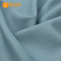Tissu sergé double trame de haute qualité en polyester et rayonne extensible TR, tissu uni teint pour blazers pour garçons et filles