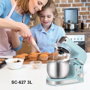 Robot pâtissier électrique multifonctionnel de haute qualité 700W 3.5L avec bol mélangeur et tête inclinable pour usage professionnel en boulangerie - Product Image 2