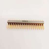 Conector Eléctrico Rectangular de Latón, Adaptador Doble en Línea Serie MIL J56 HY Eurocard