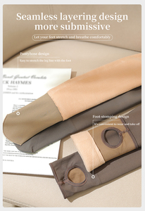 Collants en velours épais pour femmes vente chaude hiver grande taille collants noirs opaques et sans couture livraison directe Standard - Product Image 5