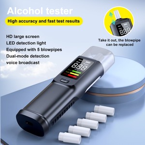 Testeur d'alcool professionnel à capteur de gaz, éthylotest numérique - Product Image 4