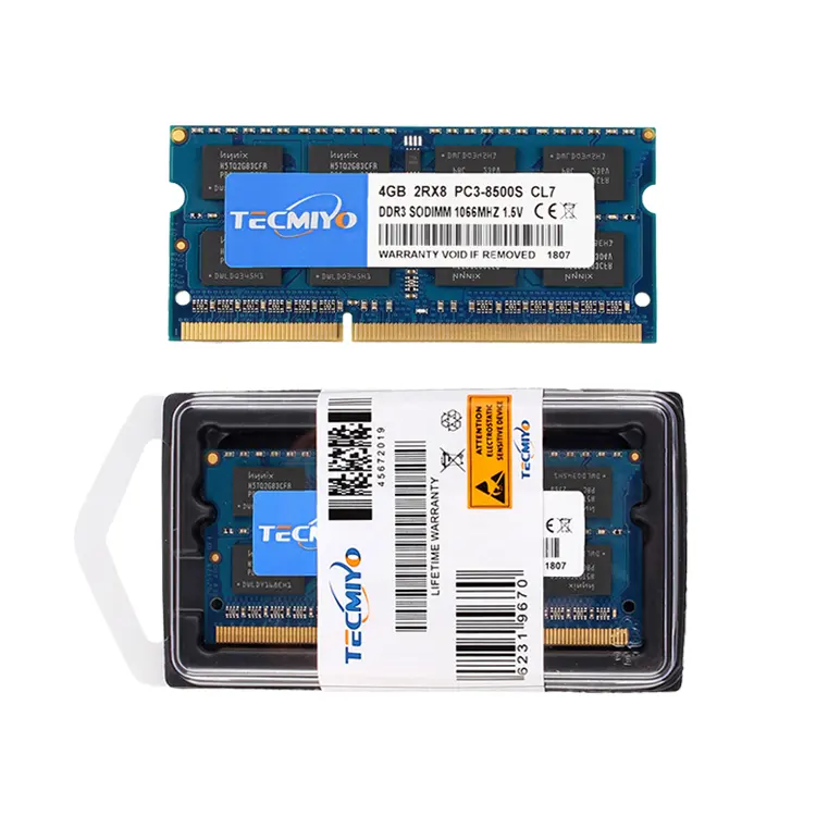 Memoria RAM para portátil, garantía de por vida, 4GB, 8GB, 16GB, DDR3, PC3, SO-DIMM, 1066MHz