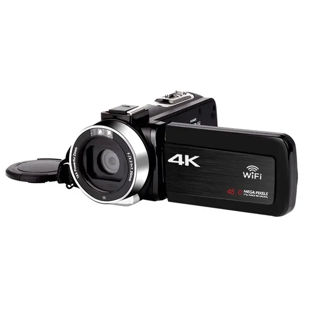 Full 4K Camcorder Professional YouTuber Digital Video Cameras Live Streaming 18X Photography Vlogging Recorder Ultra HD Webcam